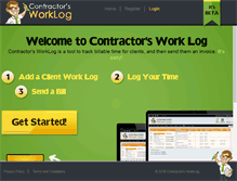 Tablet Screenshot of cworklog.com